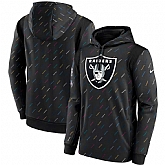 Men's Las Vegas Raiders Nike Charcoal 2021 NFL Crucial Catch Therma Pullover Hoodie,baseball caps,new era cap wholesale,wholesale hats